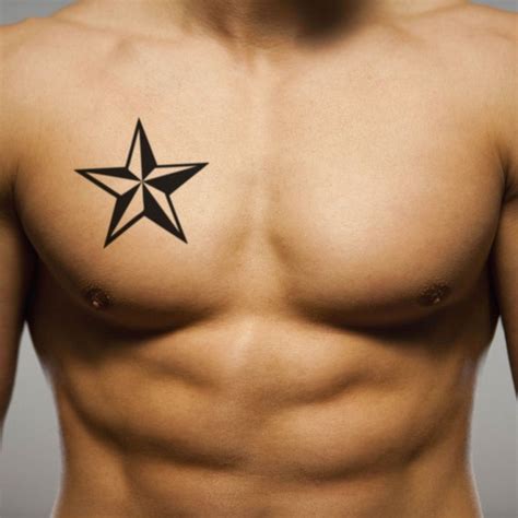 tatuajes de estrellas para hombres en el pecho|Las mejores 23 ideas de Tatuaje estrellas hombre